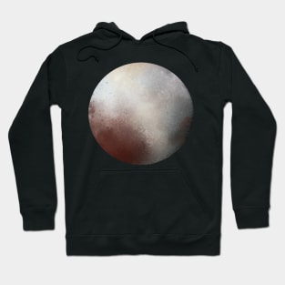 Pluto planet sticker Hoodie